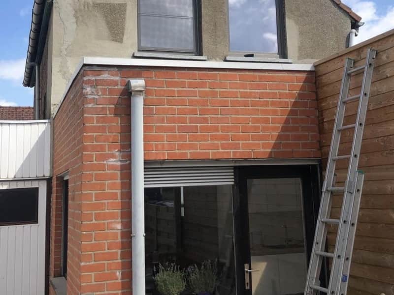 Gevelverf met kalei-uitzicht woning Zwevezele  - Joan Products