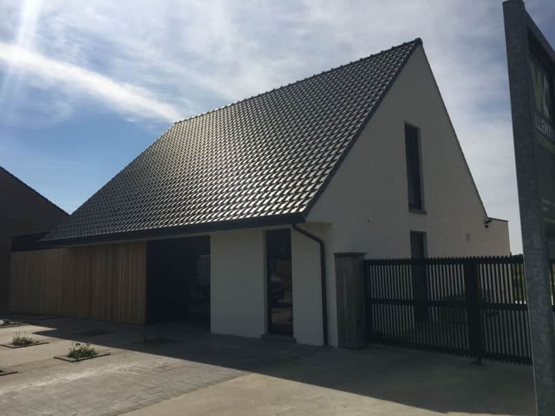 Gevelverf met kalei-uitzicht woning Kortemark  - Joan Products