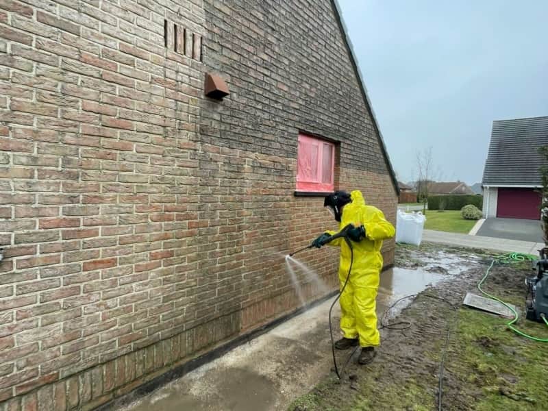 Gevelreiniging woning Watervliet  - Joan Products