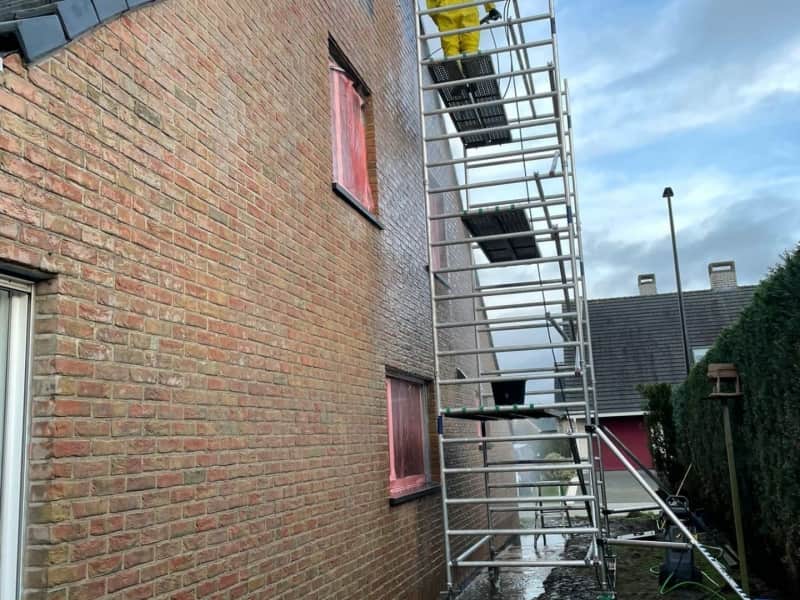 Gevelreiniging woning Watervliet  - Joan Products