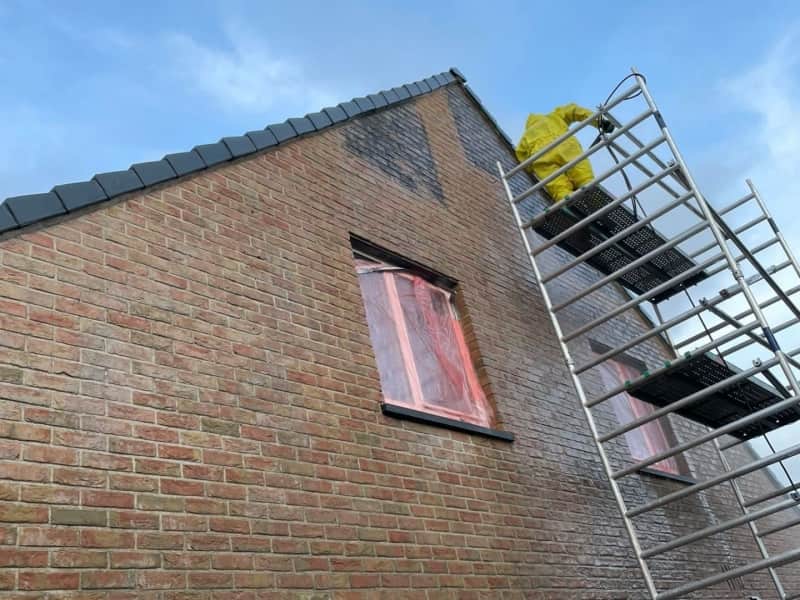 Gevelreiniging woning Watervliet  - Joan Products