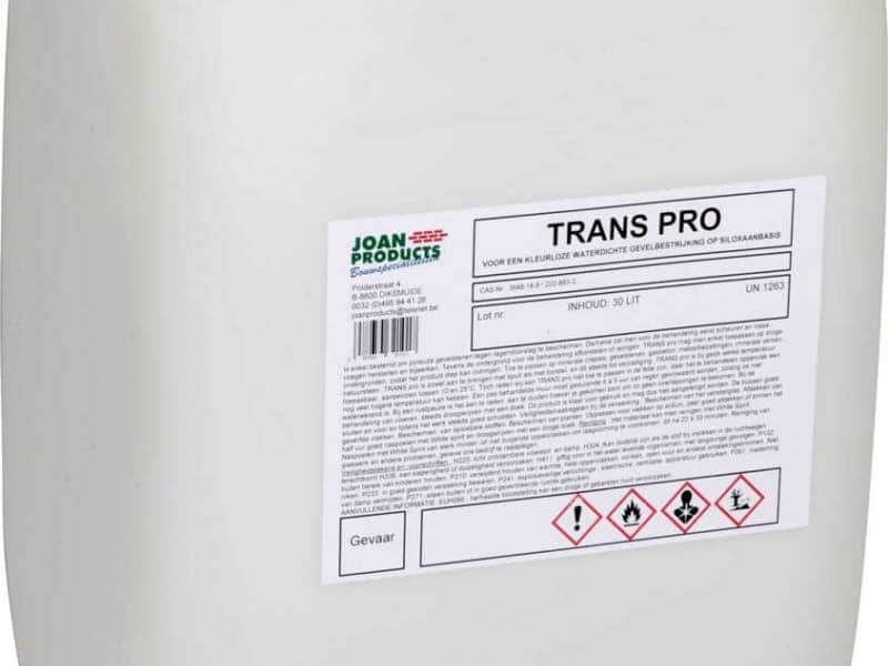 TRANS PRO Gevelwaterafstotende producten - Joan Products
