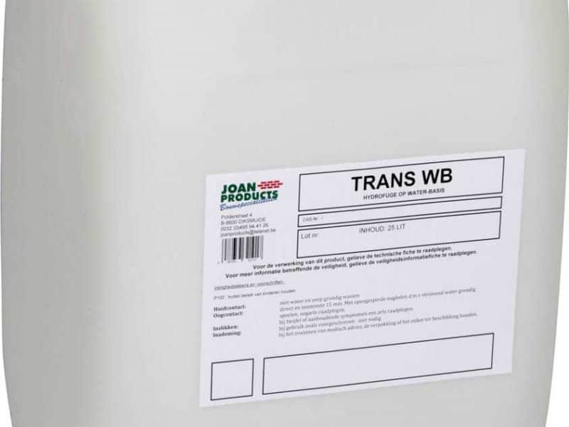 TRANS WB Gevelwaterafstotende producten - Joan Products