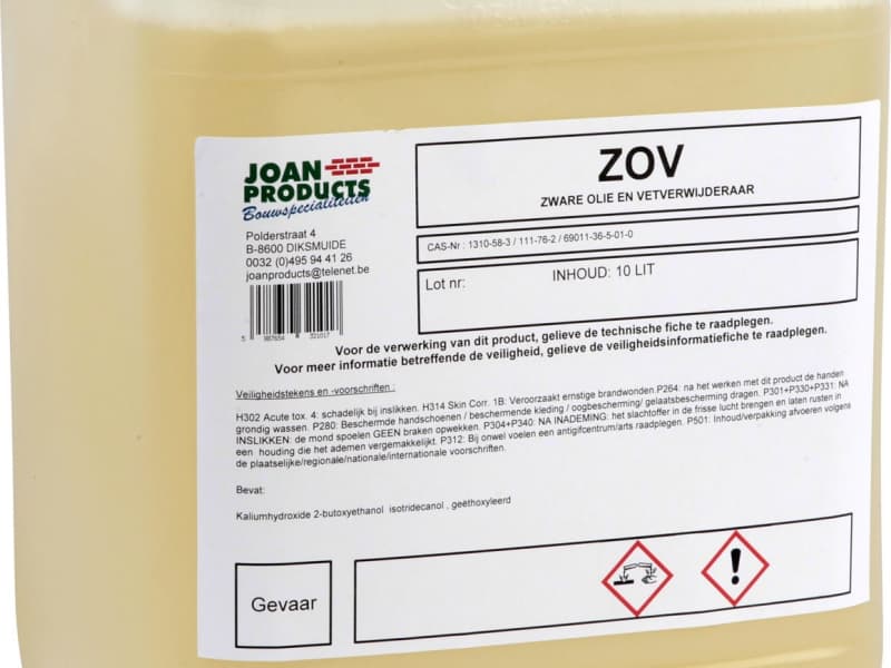 FRONT ZOV Gevelreinigingsproducten - Joan Products